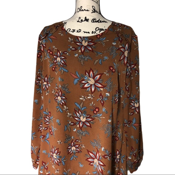 Anthropologie Dresses & Skirts - ☔️Anthropologie Pink Martini Brown Floral Dress